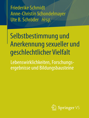 cover image of Selbstbestimmung und Anerkennung sexueller und geschlechtlicher Vielfalt